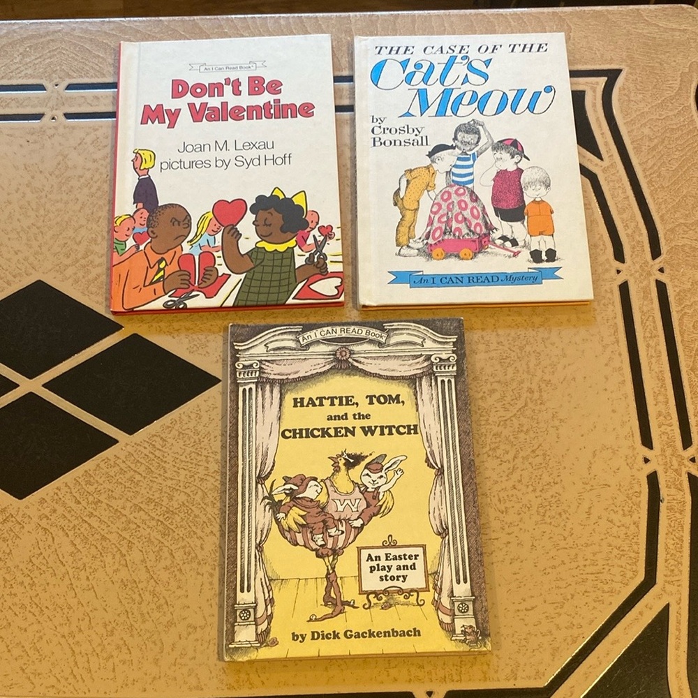 Vintage I can read Children's Books with Illustrations set of 3 weekly readers